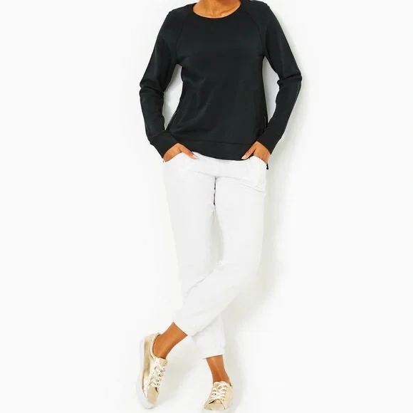 Lilly Pulitzer NAVY Beach Comber pullover - Picture 3 of 11